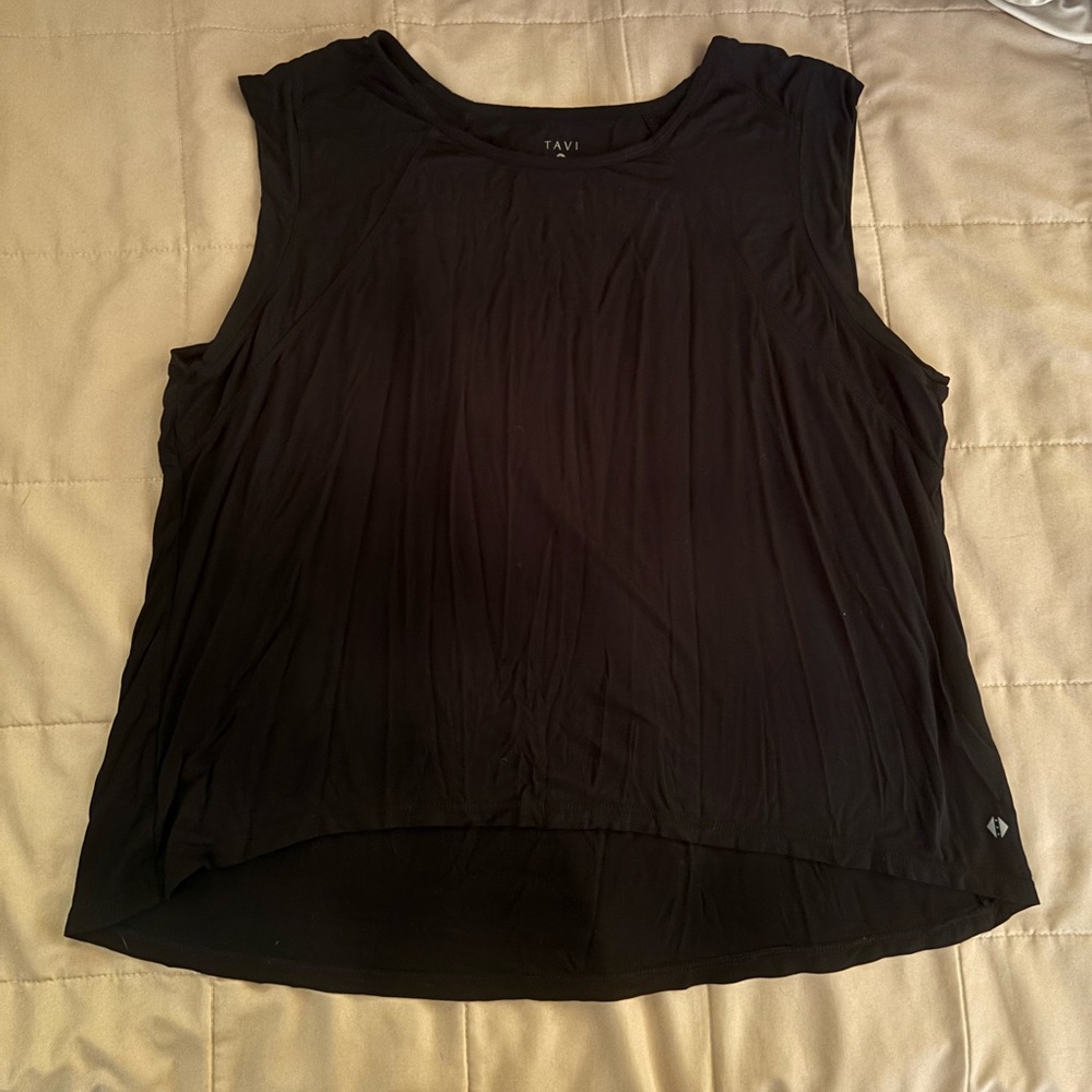 TAVI EVOLUTION TANK IN EBONY, SIZE LARGE